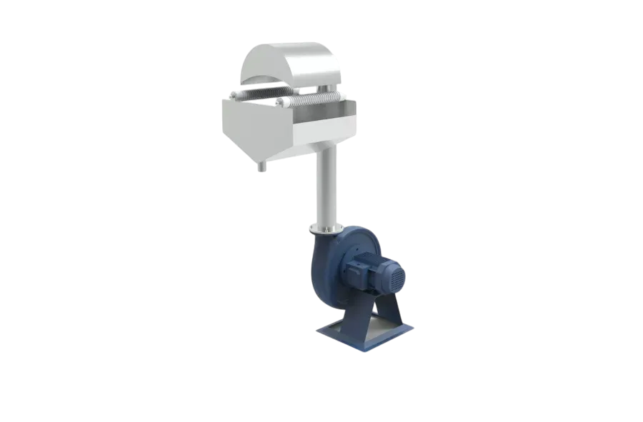 Plastic recycling air dryer unit