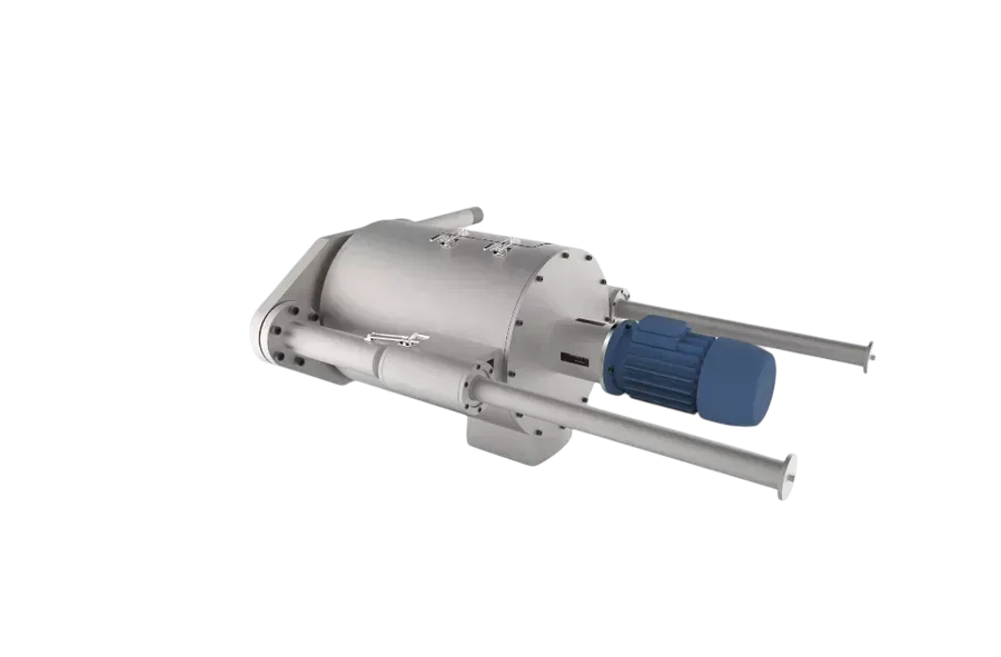 Horizontal water ring pelletizing system