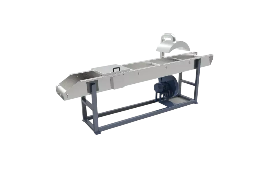 Vibrating dewatering and cooling unit