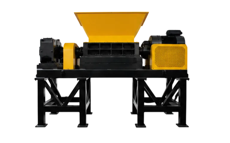 Double Rotor Shredder Machine-Back Side