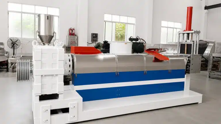 Single screw extruder with 180mm screw for plastic recycling