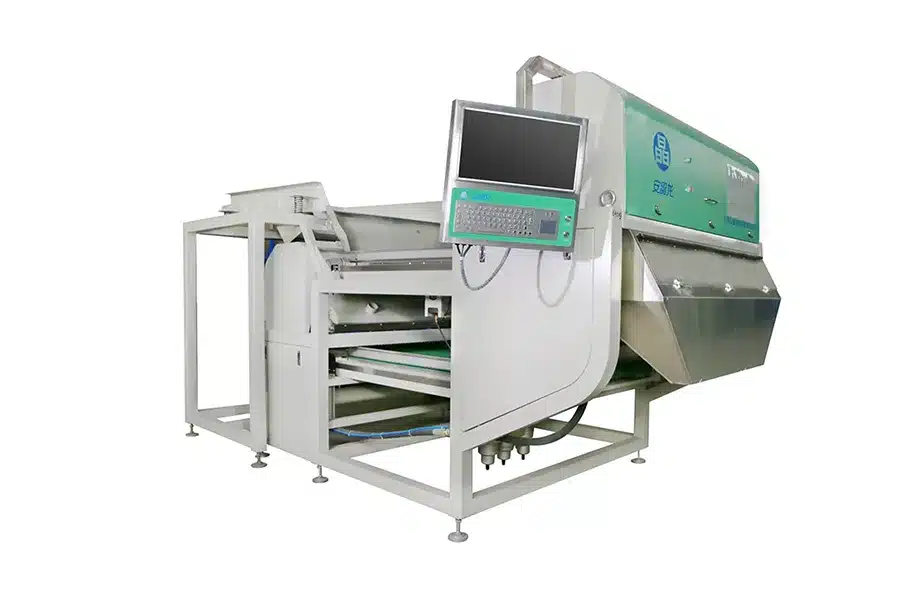 Plastic Color Sorter for PET Bottle Washing Line sorting PET flakes by color