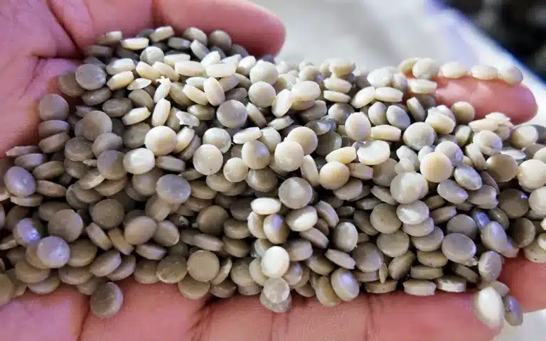 Recycled Pellets from LDPE Bags out of raw materials