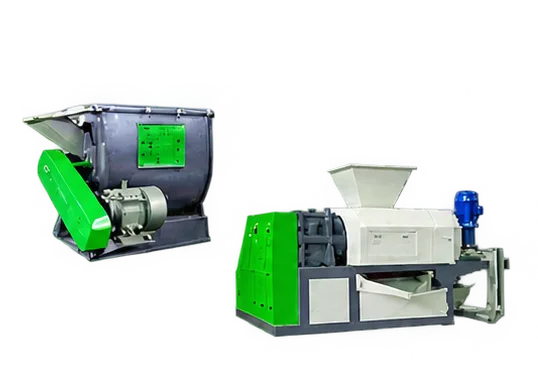 Centrifugal dewatering machine for washed PE and PP plastic film